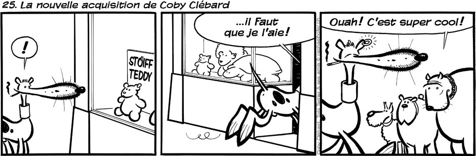 25. La nouvelle acquisition de Coby Clébard