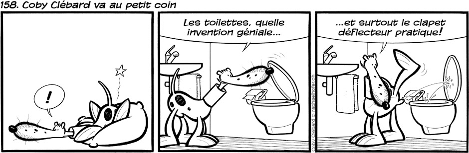 158. Coby Clébard va au petit coin