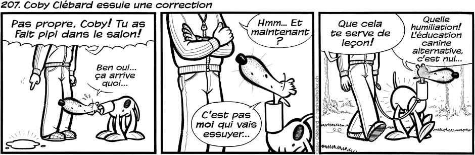 207. Coby Clébard essuie une correction