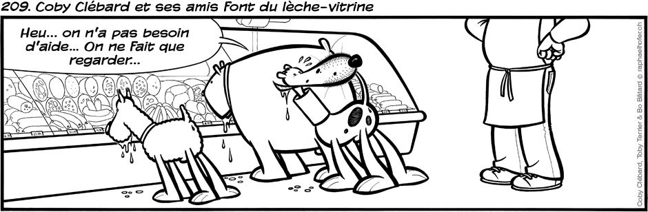 209. Coby Clébard et ses amis font du lèche-vitrine