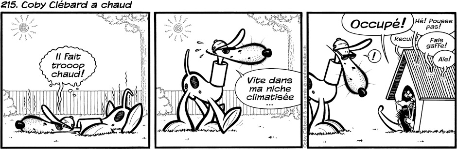 215. Coby Clébard a chaud