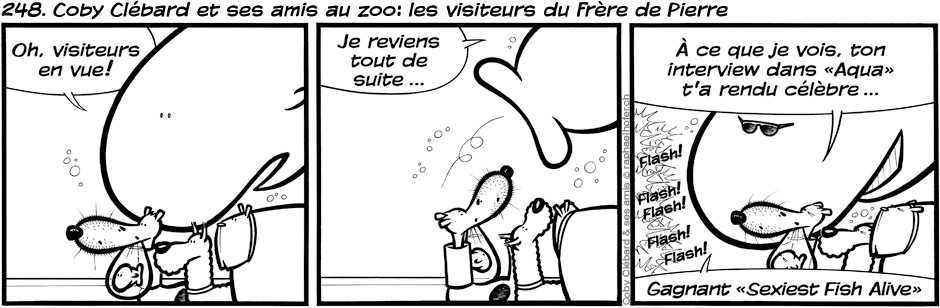 248. Coby Clébard et ses amis au zoo: les visiteurs du frère de Pierre