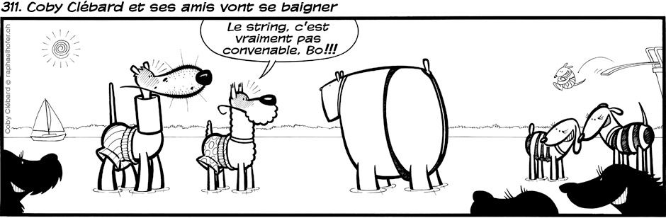 311. Coby Clébard et ses amis vont se baigner