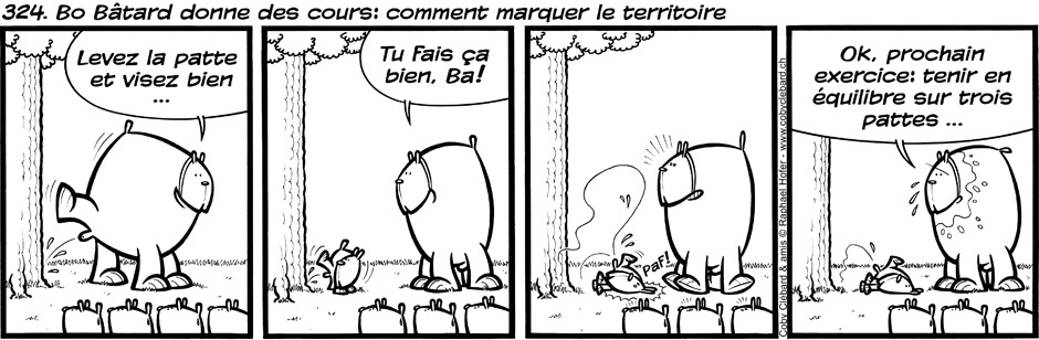 324. Bo Bâtard donne des cours: comment marquer le territoire