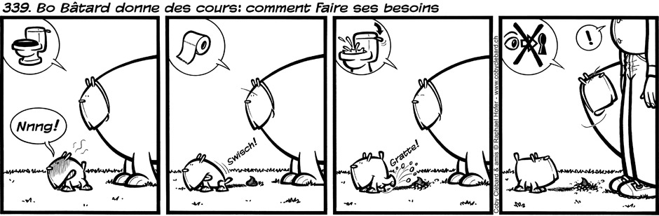 339. Bo Bâtard donne des cours: comment faire ses besoins
