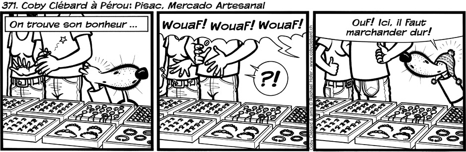 371. Coby Clébard à Pérou : Pisac, Mercado Artesanal